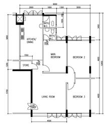 Blk 62 New Upper Changi Road (Bedok), HDB 4 Rooms #152753292
